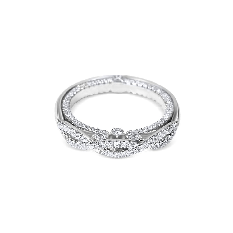 Catalina Wedding Ring with Peekaboo Pavé Everspark Jewellery