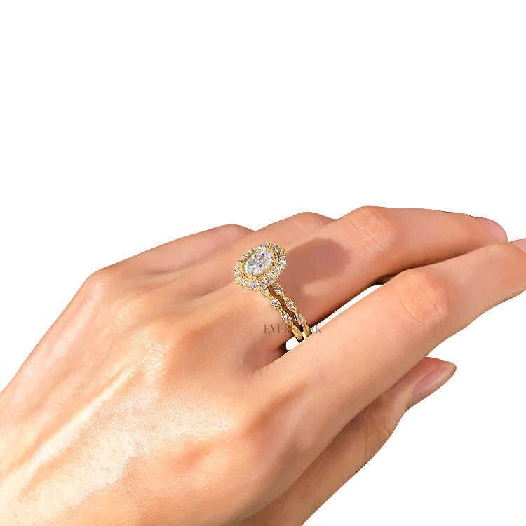 Elizabeth Gold Wedding Ring Sets EversparkAu 