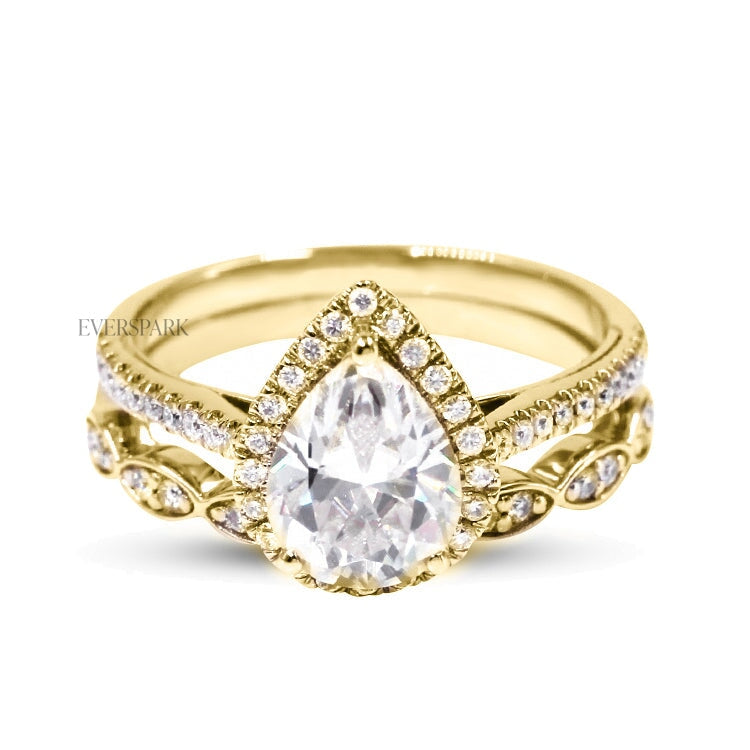 Evie Gold Wedding Ring Sets EversparkAu 