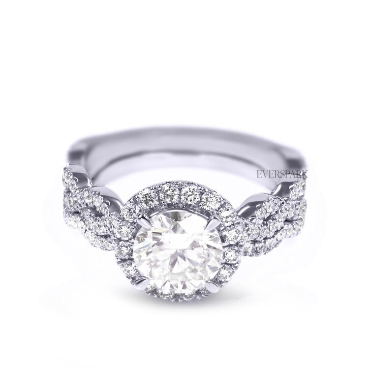 Saskia White Wedding Ring Sets EversparkAu 