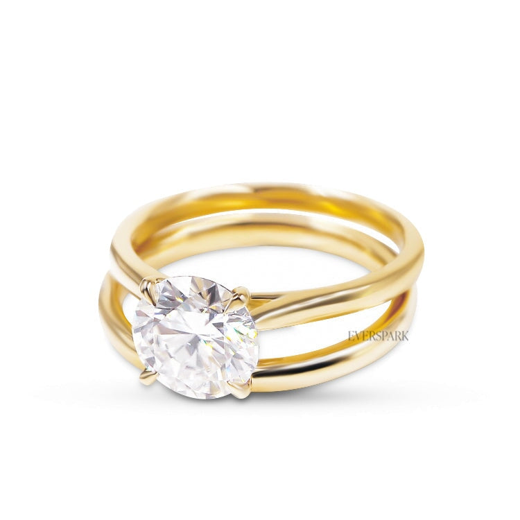 Harper Gold Wedding Ring Sets EversparkAu 