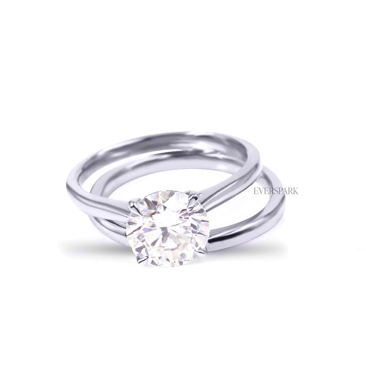 Harper White Wedding Ring Sets EversparkAu 