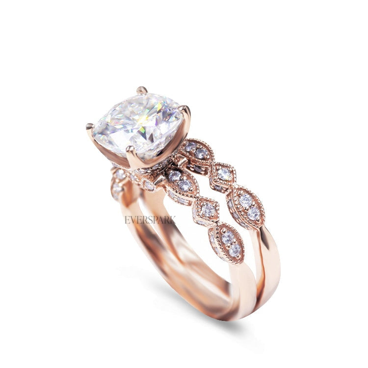Diana Rose Wedding Ring Sets EversparkAu 