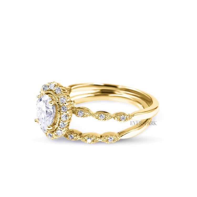 Elizabeth Gold Wedding Ring Sets EversparkAu 