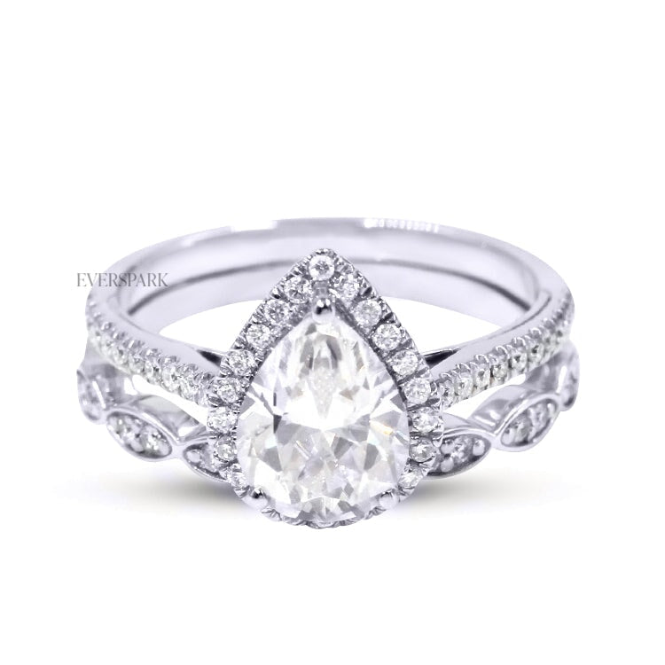 Evie Platinum Wedding Ring Sets EversparkAu 