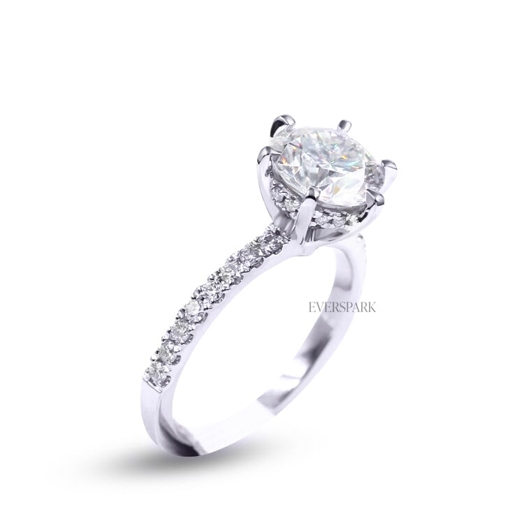 Florence White Engagement Rings EversparkAu 