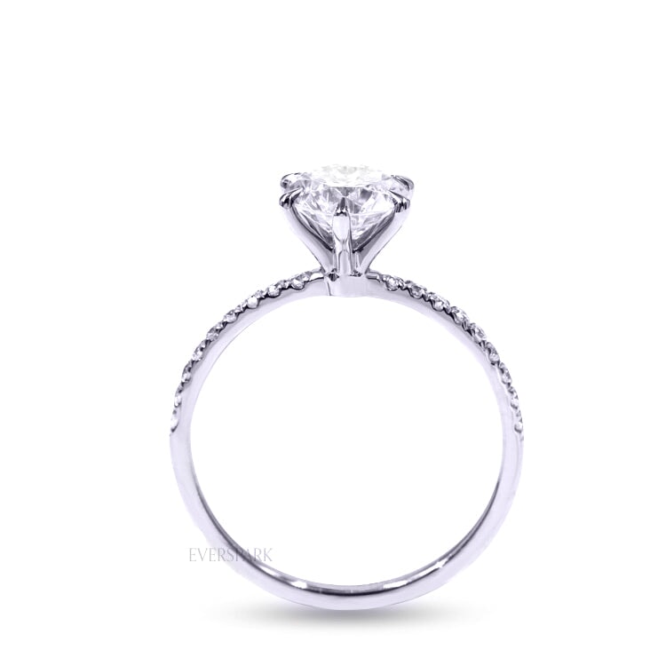 Isabella White Engagement Rings EversparkAu 