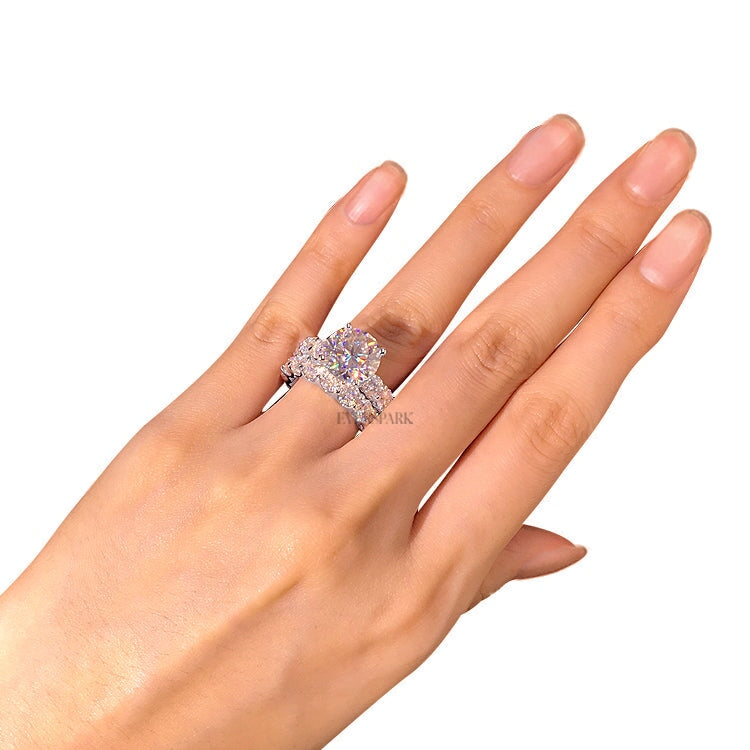 Jane Platinum Wedding Ring Sets EversparkAu 