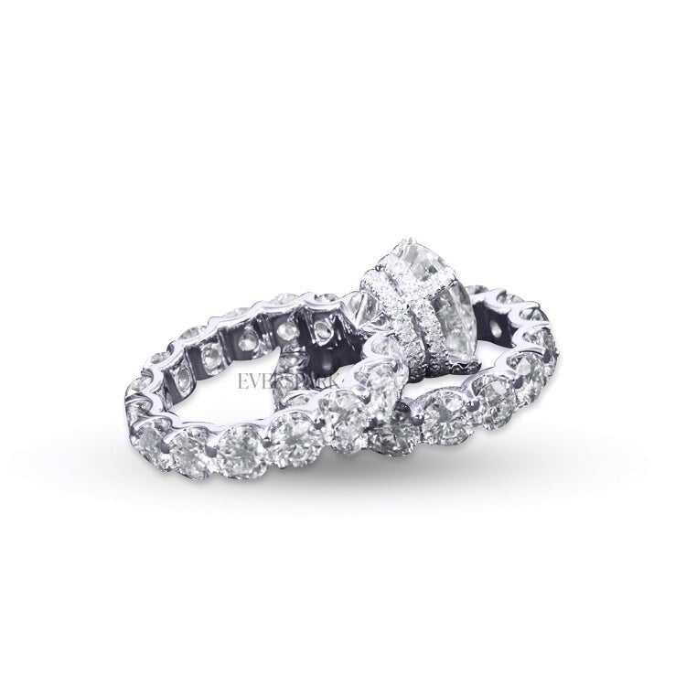 Jane Platinum Wedding Ring Sets EversparkAu 