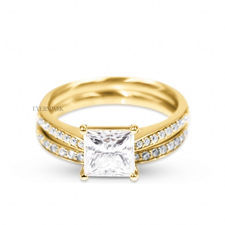 Keira Gold Wedding Ring Sets EversparkAu 