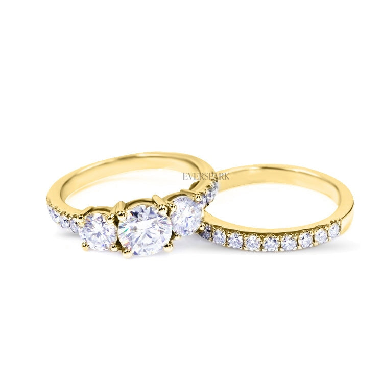 Nichole Gold Wedding Ring Sets EversparkAu 