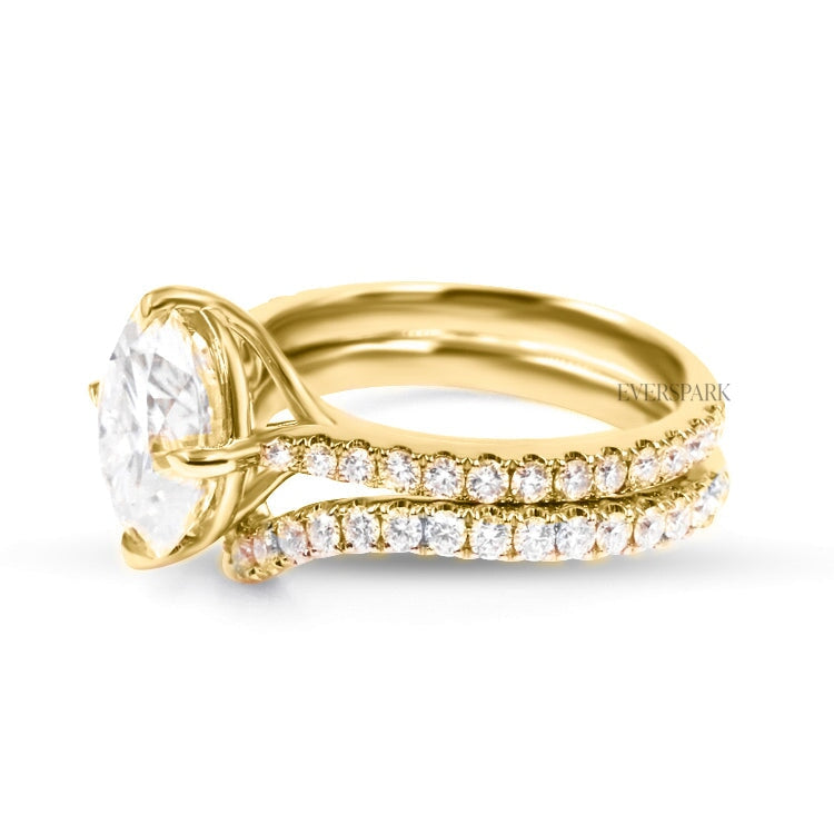 Nina Gold Wedding Ring Sets EversparkAu 