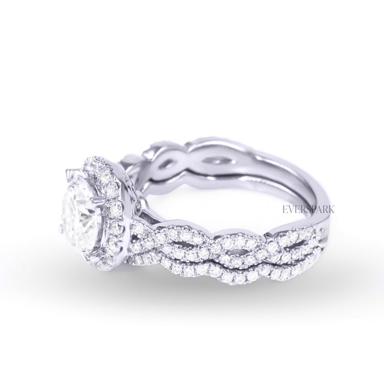 Saskia Platinum Wedding Ring Sets EversparkAu 