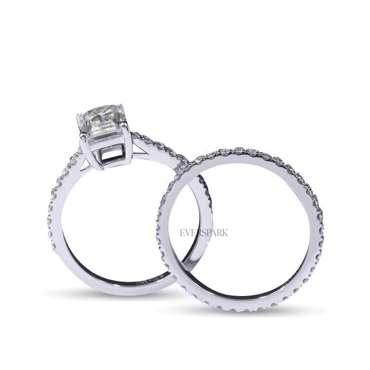 Shira White Wedding Ring Sets EversparkAu 