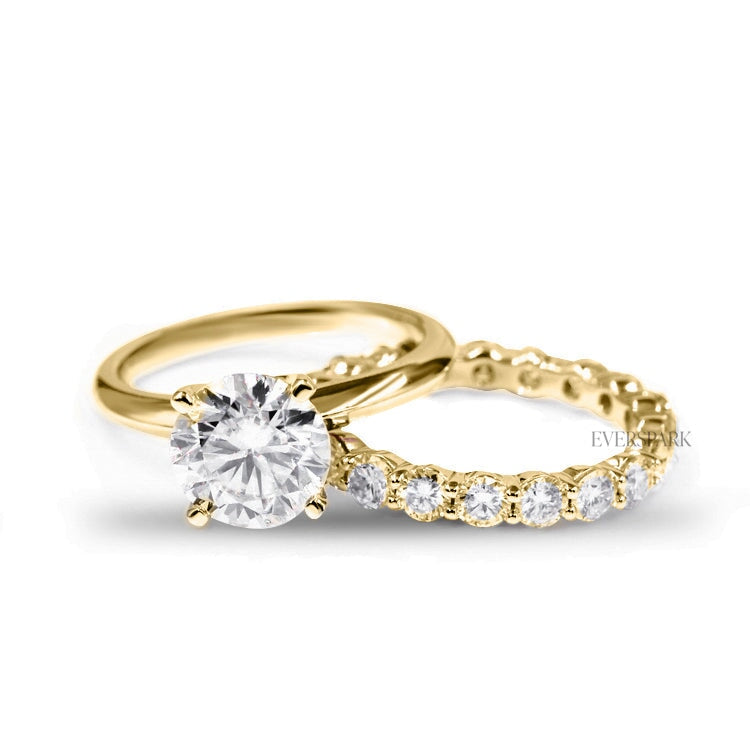 Svetlana Gold Wedding Ring Sets EversparkAu 